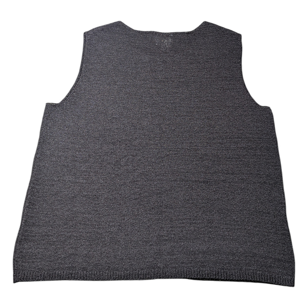 Coldwater Creek Women's Sleeveless Knit Top - Size XL Black - Picture 4 of 4
